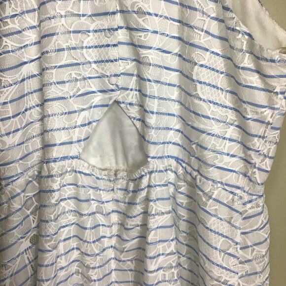 J By J.O.A Women’s White Halter floral lace overlay Dress Sz. XXL EUC - Picture 6 of 9